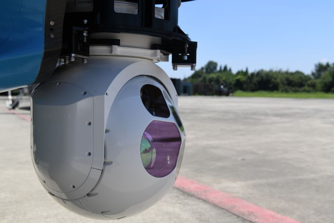 DC28V EO System Airborne Electro Optical Pod Dual-IR Sensor Object Tracking